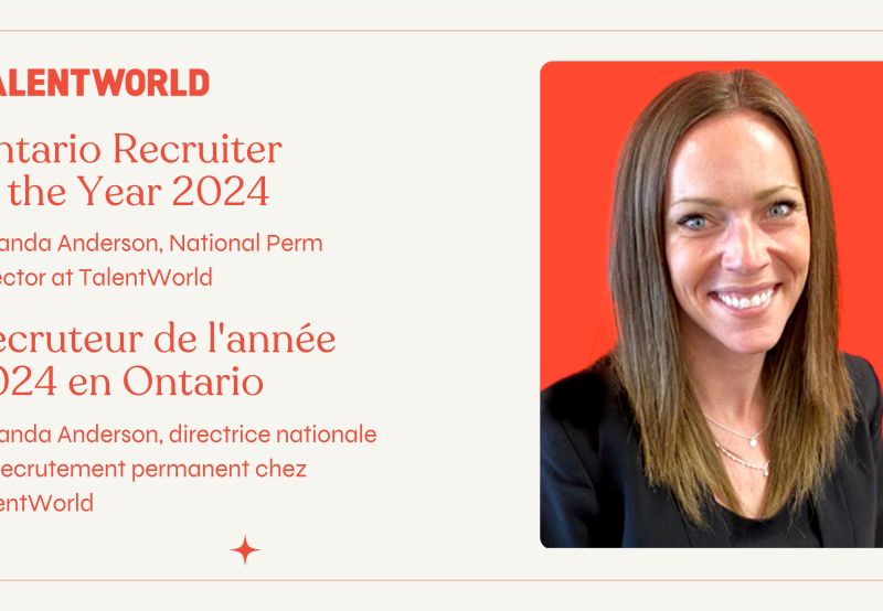 Banner with Amanda Anderson's image and award title